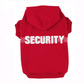 Fleece hooded dog sweater